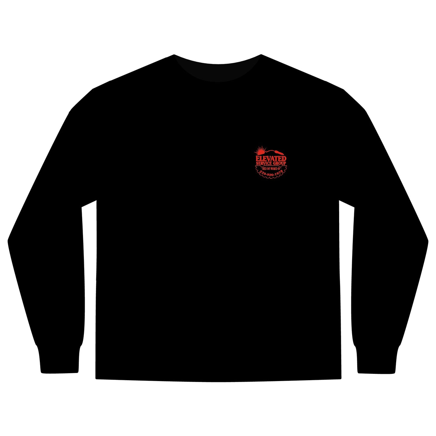 Elevated Service Group Long Sleeve Pocket T-Shirt